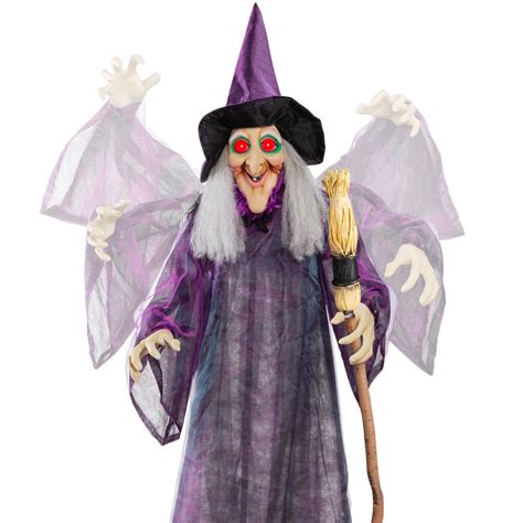 Enhance Your Halloween Party with Gliding Witch Animatronics